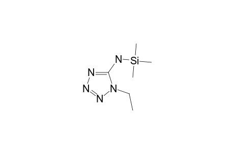 1-Ethyl-1H-tetraazol-5-amine, tms derivative