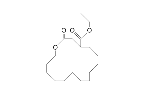 3-Ethoxycarbonyl-15-pentadecanoic acid, lactone