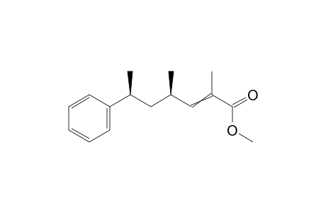 methyl (4R,6S)-2,4-dimethyl-6-phenyl-hept-2-enoate