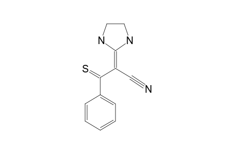 2-imidazolidin-2-ylidene-3-phenyl-3-thioxo-propionitrile