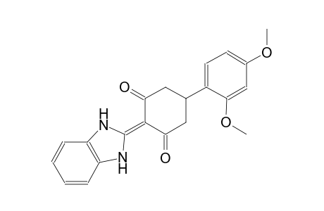 1,3-cyclohexanedione, 2-(1,3-dihydro-2H-benzimidazol-2-ylidene)-5-(2,4-dimethoxyphenyl)-