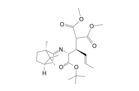 tert-Butyl 1,1-dimethyl (2R,3R)-3-[(1R,4R)-bornylideneamino]-2-[(E)-1-propenyl]-1,1,3-propanetricarboxylate