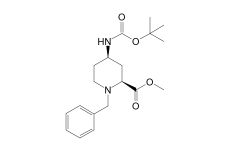 Methyl cis and trans-1-Benzyl-4-[(tert-butoxycarbonyl)amino]piperidine-2-carboxylate