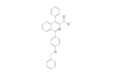Methyl 1-(4-(benzyloxy)phenyl)-4-phenylisoquinoline-3-carboxylate
