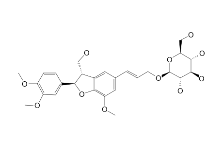 4-O-METHYL-DEHYDRODICONIFERYL-ALCOHOL-9-O-BETA-D-GLUCOPYRANOSIDE