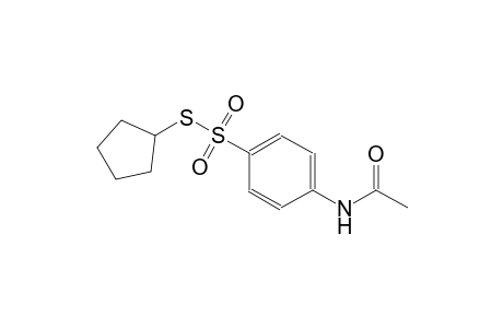 S-cyclopentyl 4-(acetylamino)benzenesulfonothioate