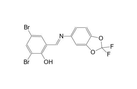 phenol, 2,4-dibromo-6-[(E)-[(2,2-difluoro-1,3-benzodioxol-5-yl)imino]methyl]-