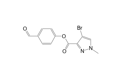 4-formylphenyl 4-bromo-1-methyl-1H-pyrazole-3-carboxylate