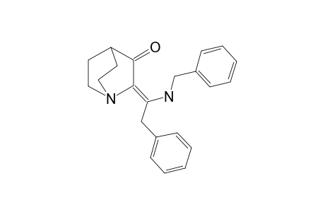 (E)-2-(1-BENZYLAMINO-2-PHENYLETHYLIDENE)-QUINUClIDIN-3-ONE