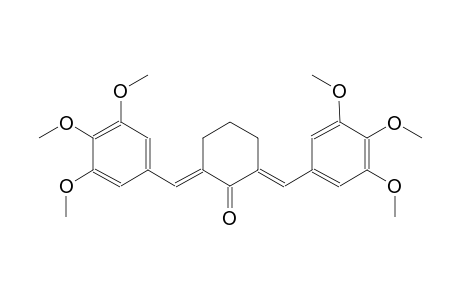 (2E,6E)-2,6-bis(3,4,5-trimethoxybenzylidene)cyclohexanone