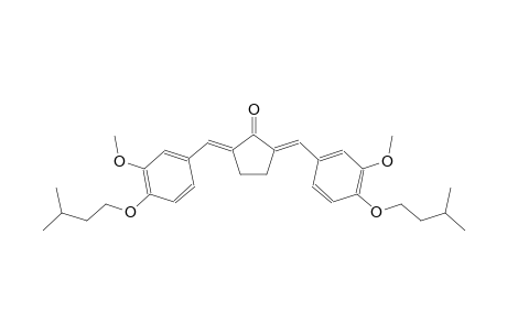 (2E,5E)-2,5-bis[4-(isopentyloxy)-3-methoxybenzylidene]cyclopentanone