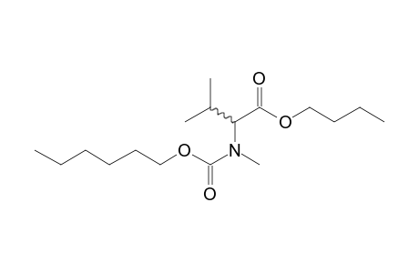 dl-Valine, N-methyl-N-hexyloxycarbonyl-, butyl ester