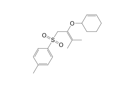 Benzene, 1-[[2-(2-cyclohexen-1-yloxy)-3-methyl-2-butenyl]sulfonyl]-4-methyl-
