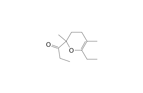 1-Propanone, 1-(6-ethyl-3,4-dihydro-2,5-dimethyl-2H-pyran-2-yl)-
