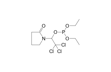 DIETHYL[1-(2-OXOPYRROLIDINO)-2,2,2-TRICHLOROETHYL]PHOSPHITE