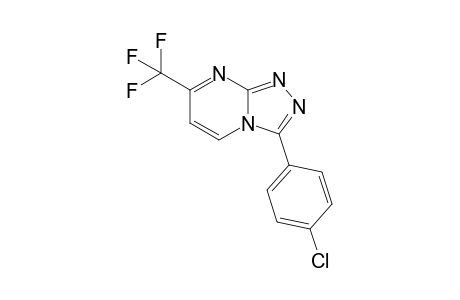 3-(4-Chloro-phenyl)-7-trifluoromethyl[1,2,4]triazolo[4,3-a]-pyrimidine