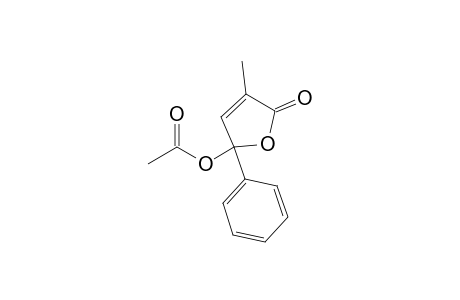 5-Acetoxy-5-phenyl-3-methyl-2(5H)-furanone