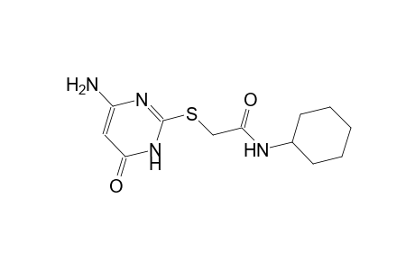 acetamide, 2-[(4-amino-6-hydroxy-2-pyrimidinyl)thio]-N-cyclohexyl-