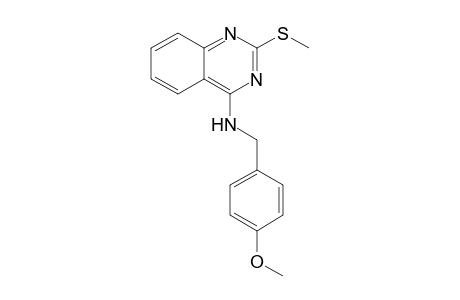 4-(4'-Methoxybenzyl)amino-2-methylthioquinazoline
