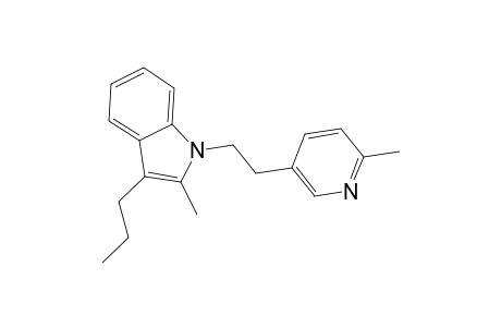 1H-Indole, 2-methyl-1-[2-(6-methyl-3-pyridinyl)ethyl]-3-propyl-