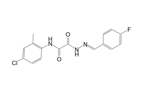 acetic acid, [(4-chloro-2-methylphenyl)amino]oxo-, 2-[(E)-(4-fluorophenyl)methylidene]hydrazide