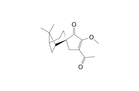 9-Acetyl-3,5-isopropylidene-8-methoxyspiro[5.4]dec-8-ene-7-one isomer