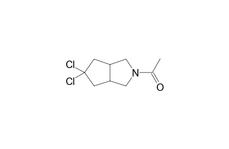 N-Acetyl-7,7-dichloro-3-azabicyclo[3.3.0]octane
