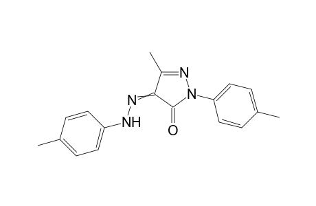 1-(4-Methylphenyl)-4-(4-methylphenylhydrazo)-3-methyl-1,2-pyrazolin-5-one