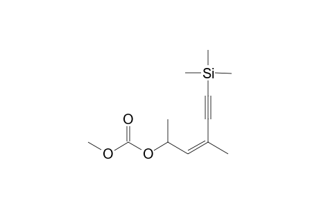 (Z)-methyl (4-methyl-6-(trimethylsilyl)hex-3-en-5-yn-2-yl) carbonate