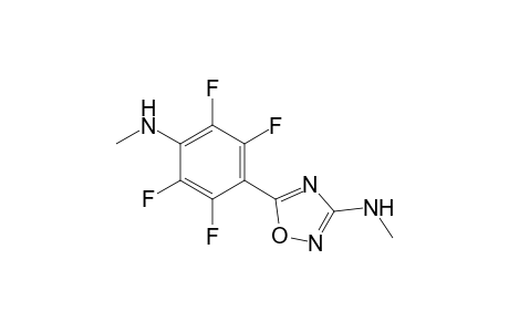 3-(N-Methylamino)-5-(2,3,5,6-tetrafluoro-4-N-methylaminophenyl)-1,2,4-oxadiazole