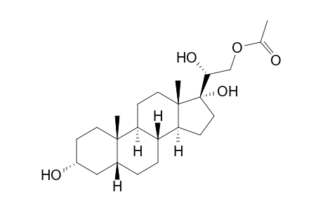 5β-pregnane-3α,17,20β,21-tetrol, 21-acetate