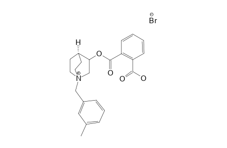 3-PHTHALOYLOXY-1-(3-METHYLBENZYL)-QUINUCLIDINIUM-BROMIDE