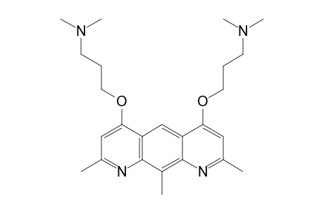 4,6-BIS-(DIMETHYLAMINOPROPYLOXY)-2,8,10-TRIMETHYLPYRIDO-[3,2-G]-QUINOLINE