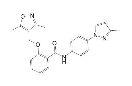 benzamide, 2-[(3,5-dimethyl-4-isoxazolyl)methoxy]-N-[4-(3-methyl-1H-pyrazol-1-yl)phenyl]-