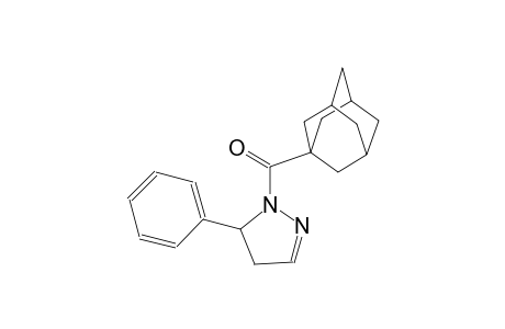 1H-pyrazole, 4,5-dihydro-5-phenyl-1-(tricyclo[3.3.1.1~3,7~]dec-1-ylcarbonyl)-
