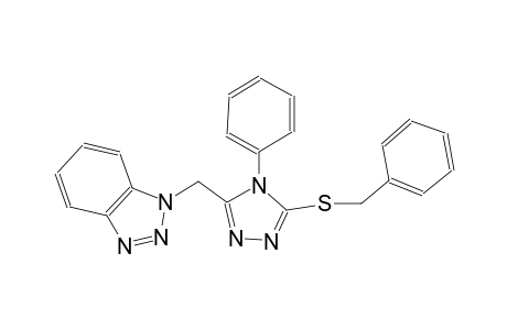 1-{[5-(benzylsulfanyl)-4-phenyl-4H-1,2,4-triazol-3-yl]methyl}-1H-1,2,3-benzotriazole