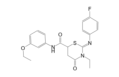 2H-1,3-thiazine-6-carboxamide, N-(3-ethoxyphenyl)-3-ethyl-2-[(4-fluorophenyl)imino]tetrahydro-4-oxo-, (2Z)-