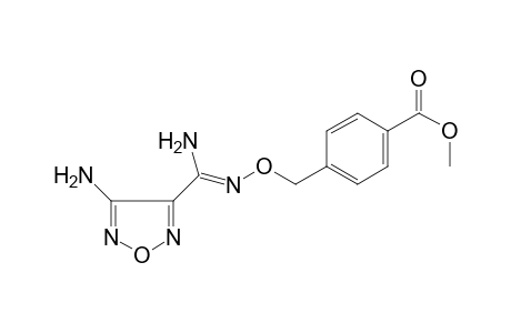 4-[(4-Amino-furazan-3-carboximidoyl)-aminooxymethyl]-benzoic acid methyl ester