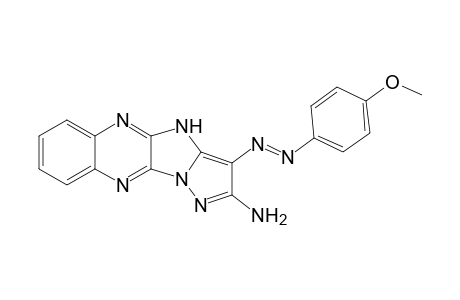 1-(p-Methoxyphenyl)hydrazido-2-aminopyrazolo[1',5':1,2]imidazolo[4,5-b]quinoxaline