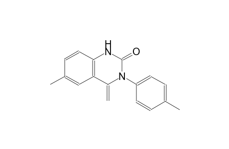 6-methyl-4-methylene-3-(4-methylphenyl)-3,4-dihydro-2(1H)-quinazolinone