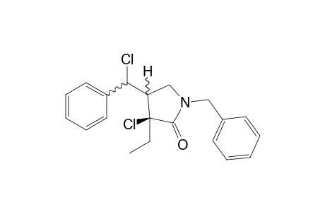 (S)-1-Benzyl-3-chloro-4-(chloro-phenyl-methyl)-3-ethyl-pyrrolidin-2-one