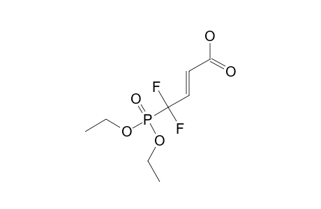 (2E)-4-(DIETHOXYPHOSPHORYL)-4,4-DIFLUORO-BUT-2-ENOIC-ACID
