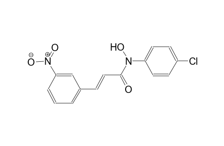 (2E)-N-(4-chlorophenyl)-N-hydroxy-3-(3-nitrophenyl)-2-propenamide