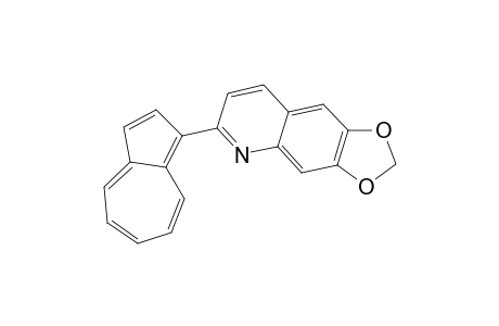 1-( 6',7'-methylenedioxyquinol-2'-yl)azulene
