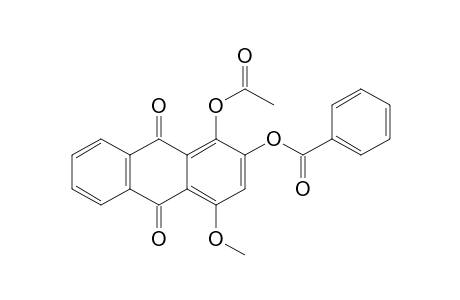1-Acetoxy-2-benzoyloxy-4-methoxyanthraquinone