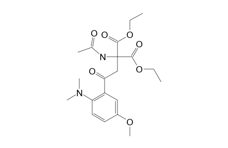 DIETHYL-2-[2-(2-DIMETHYLAMINO-5-METHOXYPHENYL)-2-OXOETHYL]-ACETAMIDO-MALONATE