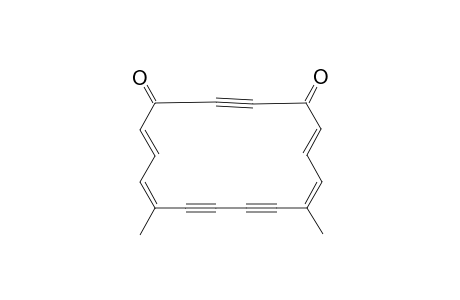 (5E,7Z,13Z,15E)-8,13-dimethylcyclohexadeca-5,7,13,15-tetraen-2,9,11-triyne-1,4-dione
