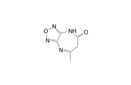 7-Methyl-4H-[1,2,5]oxadiazolo[3,4-b][1,4]diazepin-5(6H)-one