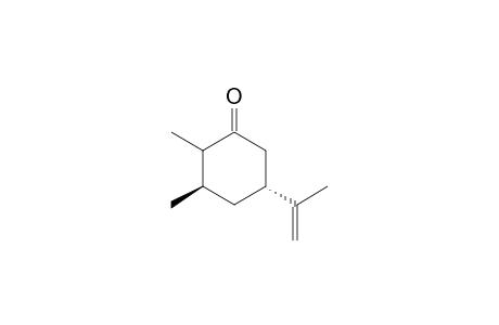 (3R,5R)-2,3-dimethyl-5-(1-methylethenyl)-1-cyclohexanone