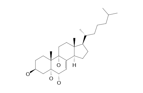 (3S,5R,6S,9R,10R,13R,14R,17R)-10,13-dimethyl-17-[(2R)-6-methylheptan-2-yl]-2,3,4,6,11,12,14,15,16,17-decahydro-1H-cyclopenta[a]phenanthrene-3,5,6,9-tetrol